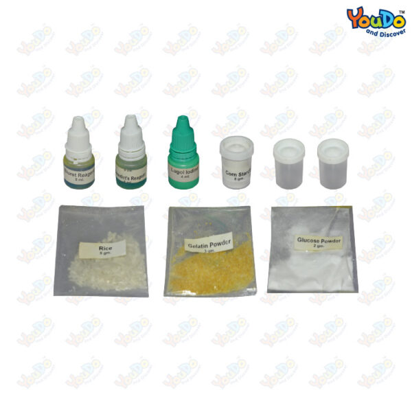 Fats, Proteins and Carbohydrates Testing Kit DIY Youdo Chemistry Products