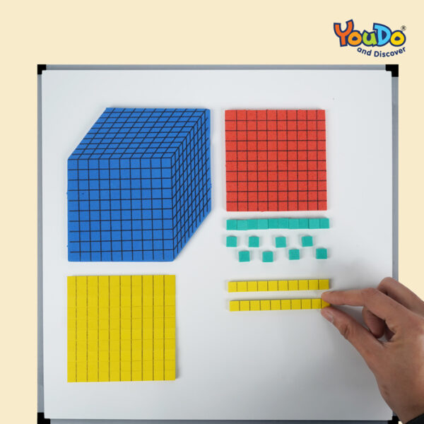 Magnetic Base ten blocks , Youdo Maths Product
